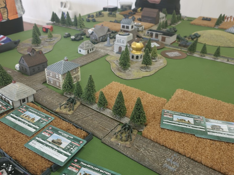 Flames of War game at the NSWC