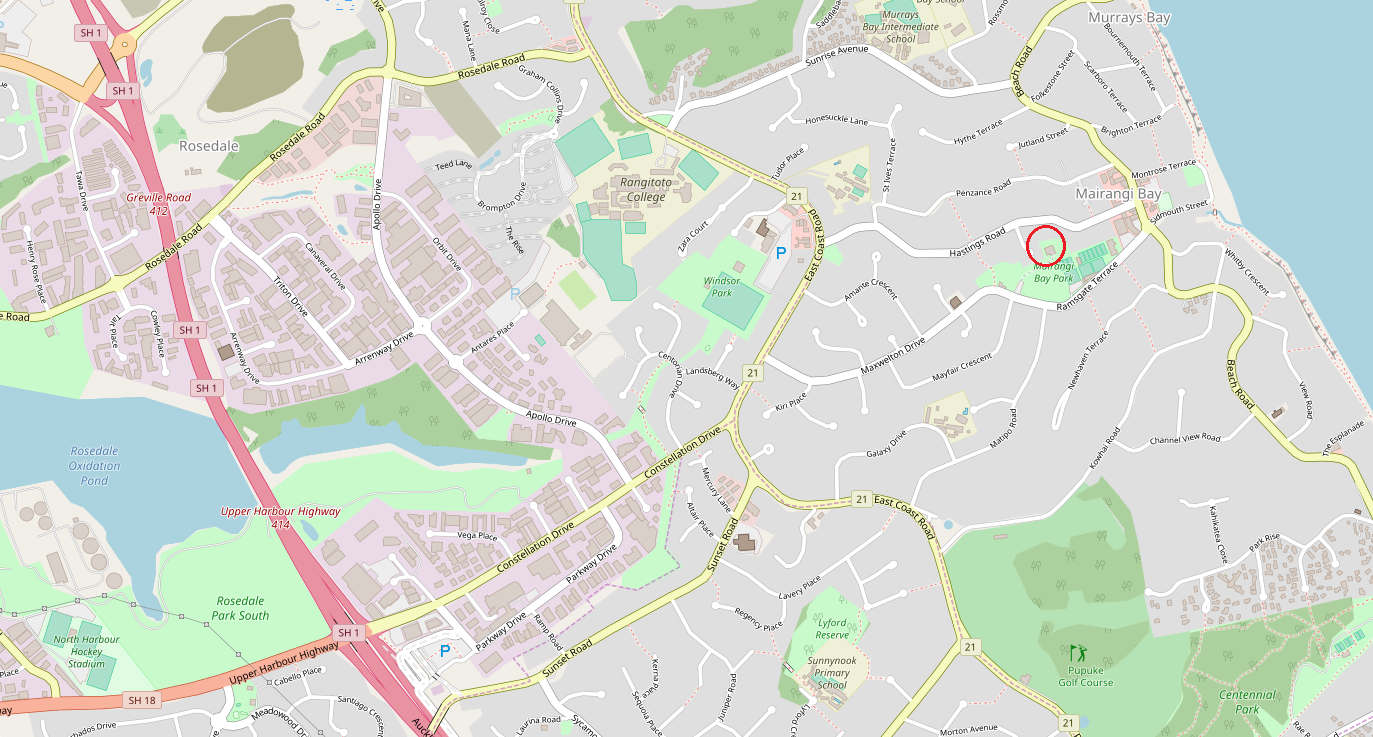North Shore Wargames Club map