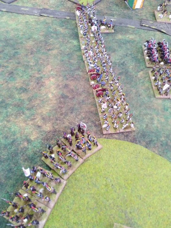 15mm Spanish Napoleonic army in a Glory is Fleeting game
