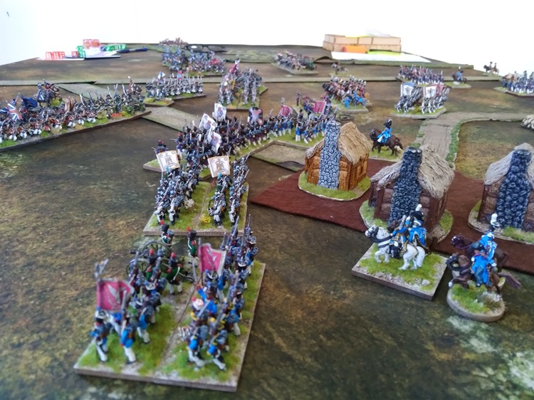French versus Anglo-Russians in a 15mm Glory is Fleeting Napoleonic game